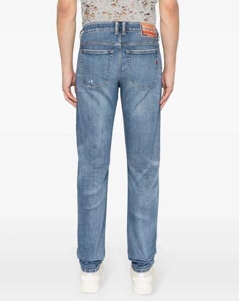 Blugi slim fit Diesel Low Waisted Skinny Fit 1979 Sleenker Jeans 15Cm L.32 Blue Barbati (BM 16822749) 4