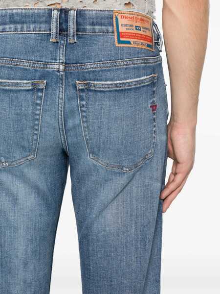 Blugi slim fit Diesel Low Waisted Skinny Fit 1979 Sleenker Jeans 15Cm L.32 Blue Barbati (BM 16822749) 5