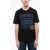 Diesel Red Tag Crew-Neck T-Shirt T-Just-N9 With Contrast Maxi Print Black