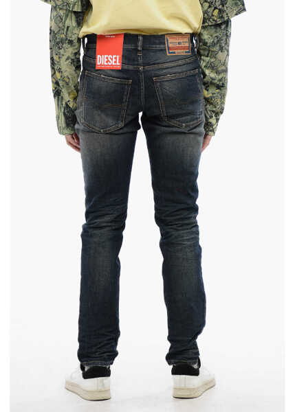 Blugi slim fit Diesel Mid Waist Slim Fit 1995 D-Sark Jeans 17Cm L32 Blue Barbati (BM 16822770) 2