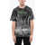 Diesel Red Tag Wrinkled Effect T-Just-N3 Crew-Neck T-Shirt Black