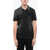 Diesel Red Tag Acid Wash T-Smid Polo Shirt With 2-Buttons Black