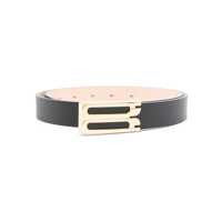 Curele Victoria Beckham Logo Buckle Leather Belt Femei