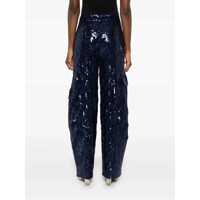Pantaloni casual ROTATE Birger Christensen Dama - Pantaloni casual ROTATE Birger Christensen Rotate Birger Christensen Pants BLUE Femei (BM 16824965) - B-mall.ro