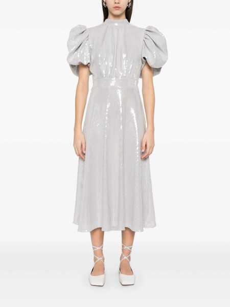 Rochii ROTATE Birger Christensen Rotate Birger Christensen Sequin Midi Dress GRAY Femei (BM 16825028) 2