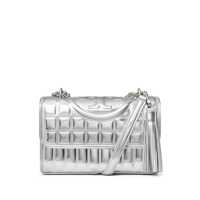 Genti de umar Tory Burch 'Fleming Metallic Square Quilt' Shoulder Bag Femei