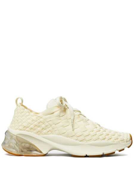 Sneakers Tory Burch Tory Burch Good Luck Woven Trainer Sneakers WHITE Femei (BM 16825526) 1