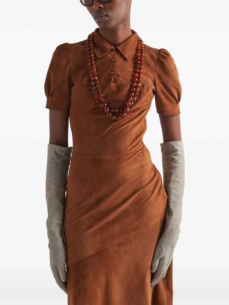 Manusi Prada Prada Gloves GREY Femei (BM 16826198) 3