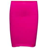 Fuste Metallic Sheen Skirt In Fuchsia Pink Technical Fabric Woman Femei