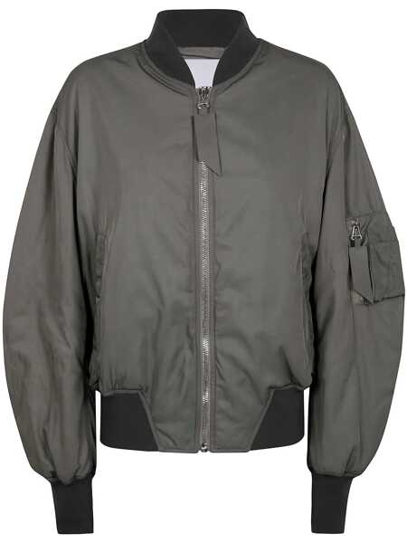 Geci THE ATTICO The Attico Nylon Bomber Jacket GREEN Femei (BM 16827524) 1