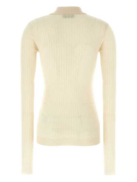 Pulovere THE ATTICO The Attico Ribbed Sweater WHITE Femei (BM 16827575) 2