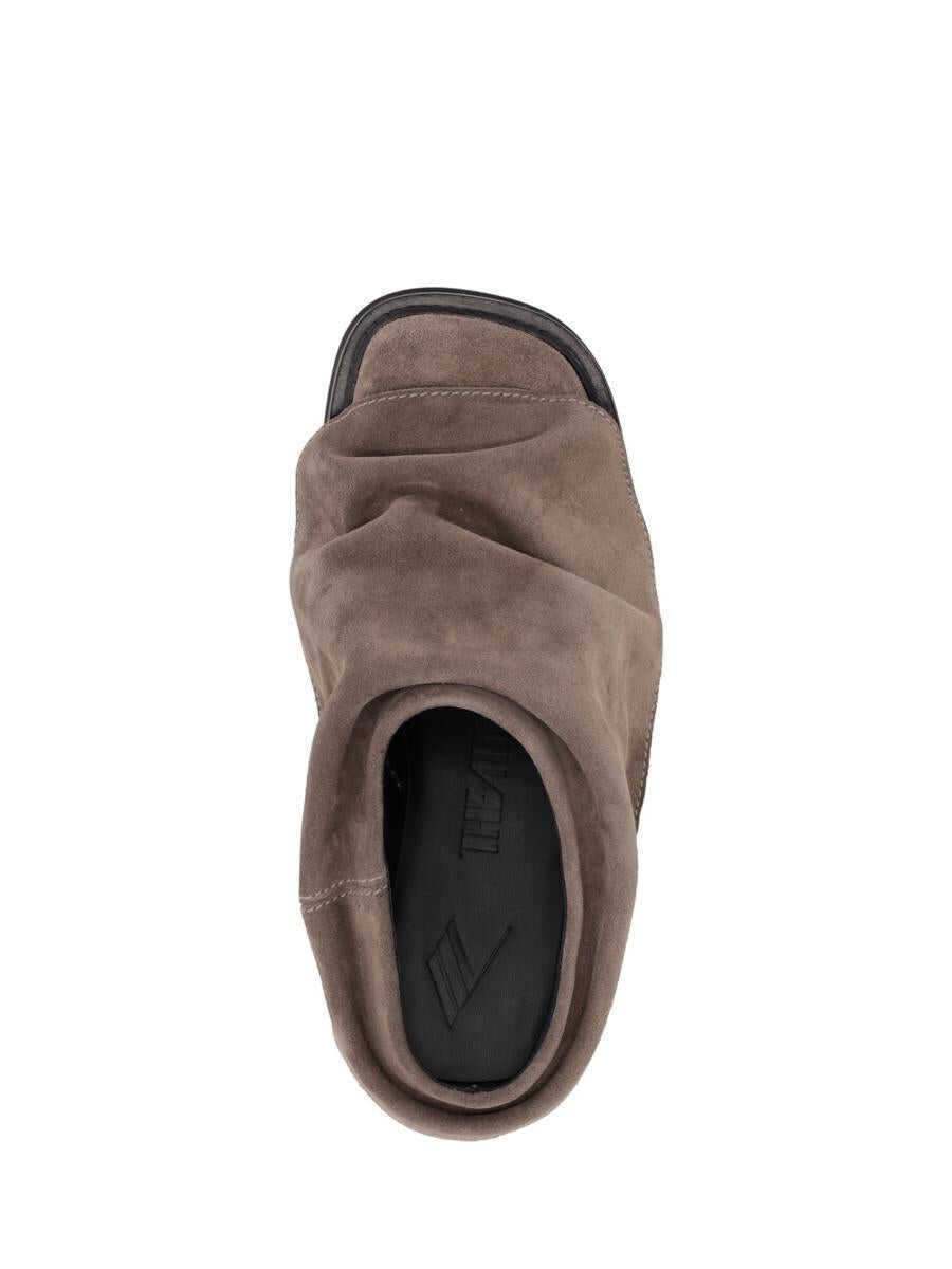 Mocasini THE ATTICO The Attico Mini Robin Sabot Brown Femei (BM 16827638) 4