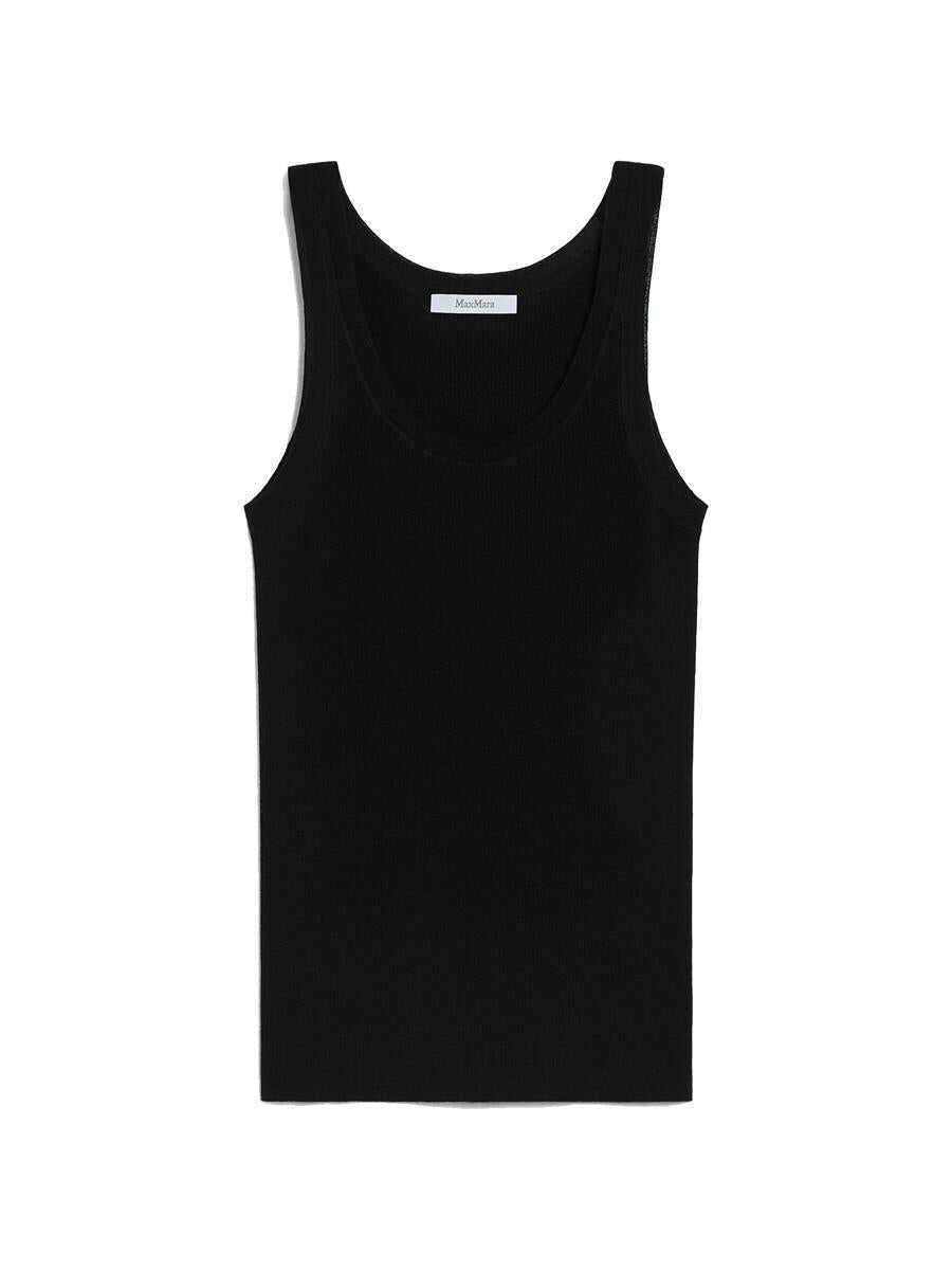 Pulovere Max Mara Max Mara Eliadi Ribbed Wool Top Black Femei (BM 16827656) 1