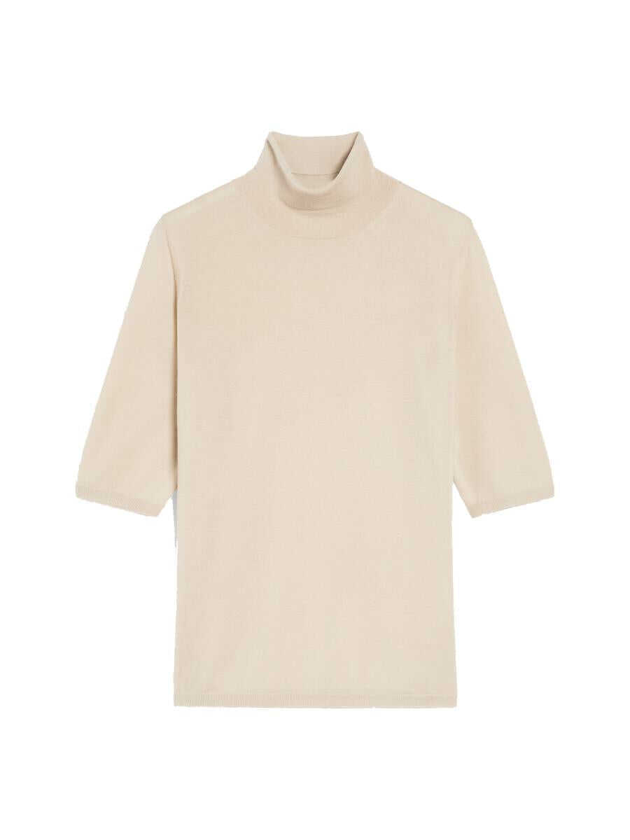 Pulovere Max Mara Max Mara Cecina Wool Knit Turtleneck Jumper Beige Femei (BM 16827662) 1