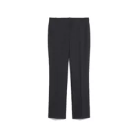 Pantaloni casual Max Mara Fatina Slim-Fit Stretch Cotton And Viscose Trousers Femei