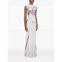 Imbracaminte OTTOLINGER Dama - Rochii OTTOLINGER Ottolinger Mesh Printed Maxi Dress CAT PRINT Femei (BM 16828046) - B-mall.ro