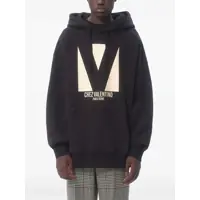Topuri Valentino Garavani pentru Barbati - Bluze de trening Valentino Garavani Valentino Garavani Chez Hoodie Black Barbati (BM 16828217) - B-mall.ro