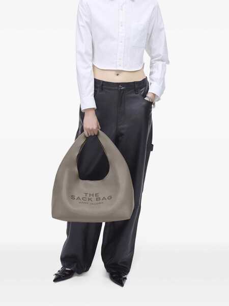 Genti de umar Marc Jacobs Marc Jacobs The Leather Sack Bag Grey Femei (BM 16829009) 3