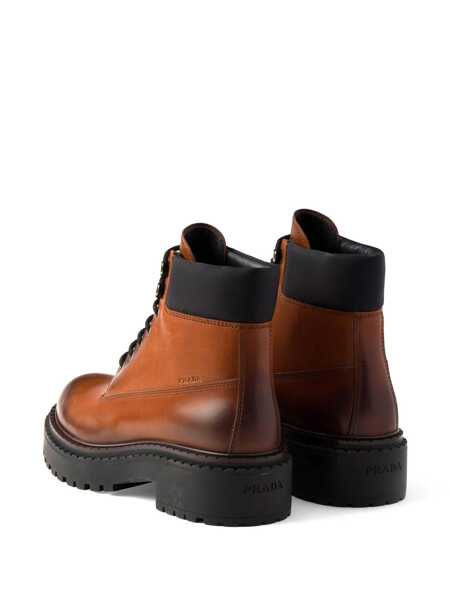 Bocanci Prada Prada Leather Boots Brown Barbati (BM 16829072) 3