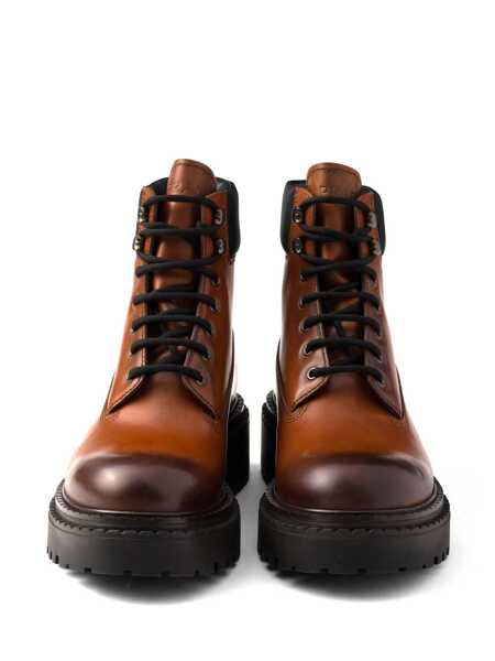 Bocanci Prada Prada Leather Boots Brown Barbati (BM 16829072) 5