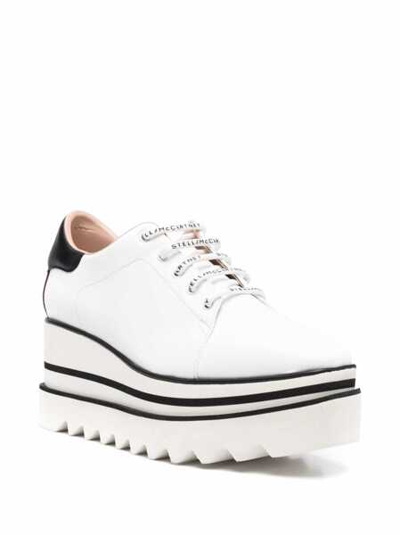 Pantofi Stella McCartney Stella McCartney Lace Up Shoes WHITE Femei (BM 16829852) 2