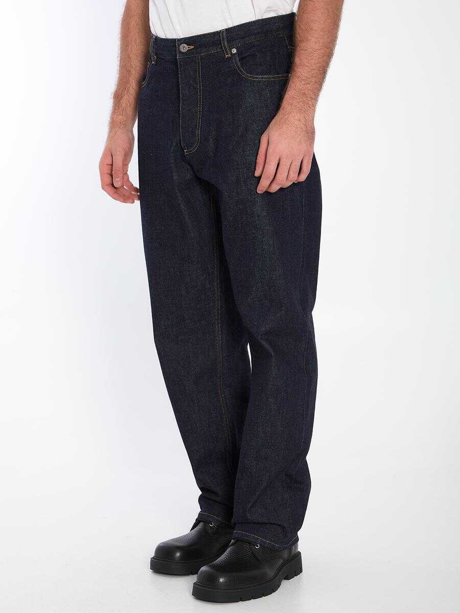 Blugi Bottega Veneta Indigo Wide Leg Jeans BLUE Barbati (BM 16829876) 2