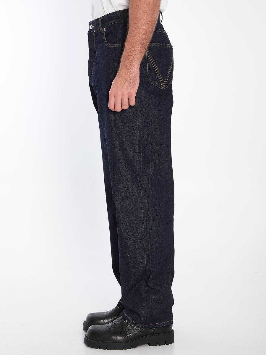 Blugi Bottega Veneta Indigo Wide Leg Jeans BLUE Barbati (BM 16829876) 3