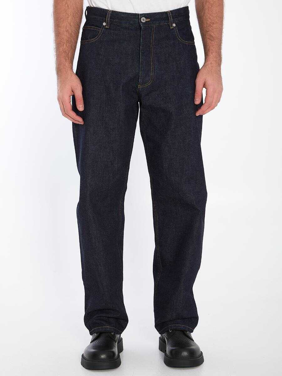 Blugi Bottega Veneta Indigo Wide Leg Jeans BLUE Barbati (BM 16829876) 1