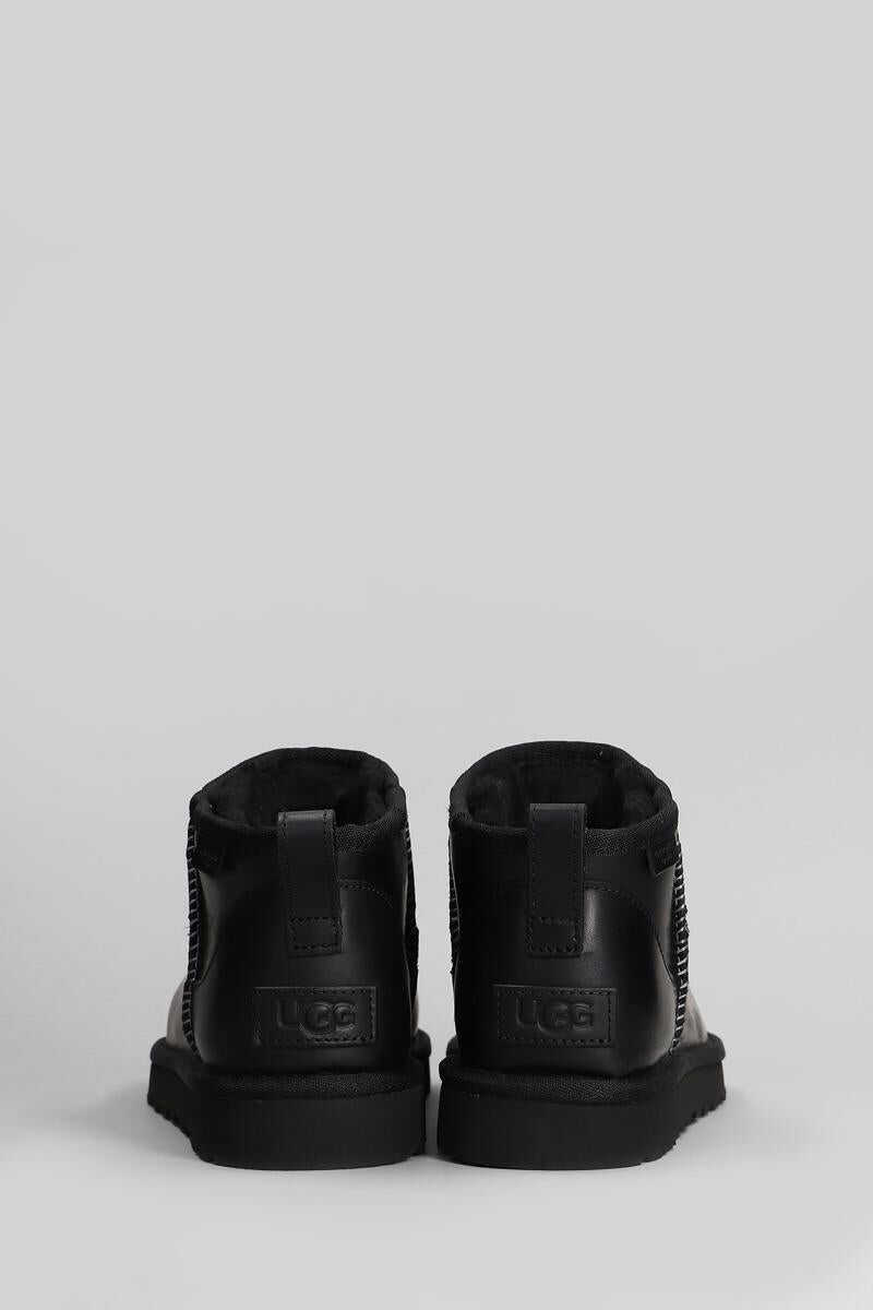 Bocanci UGG UGG Classic Ultra Mini R Low Heels Ankle Boots Black Barbati (BM 16830164) 4