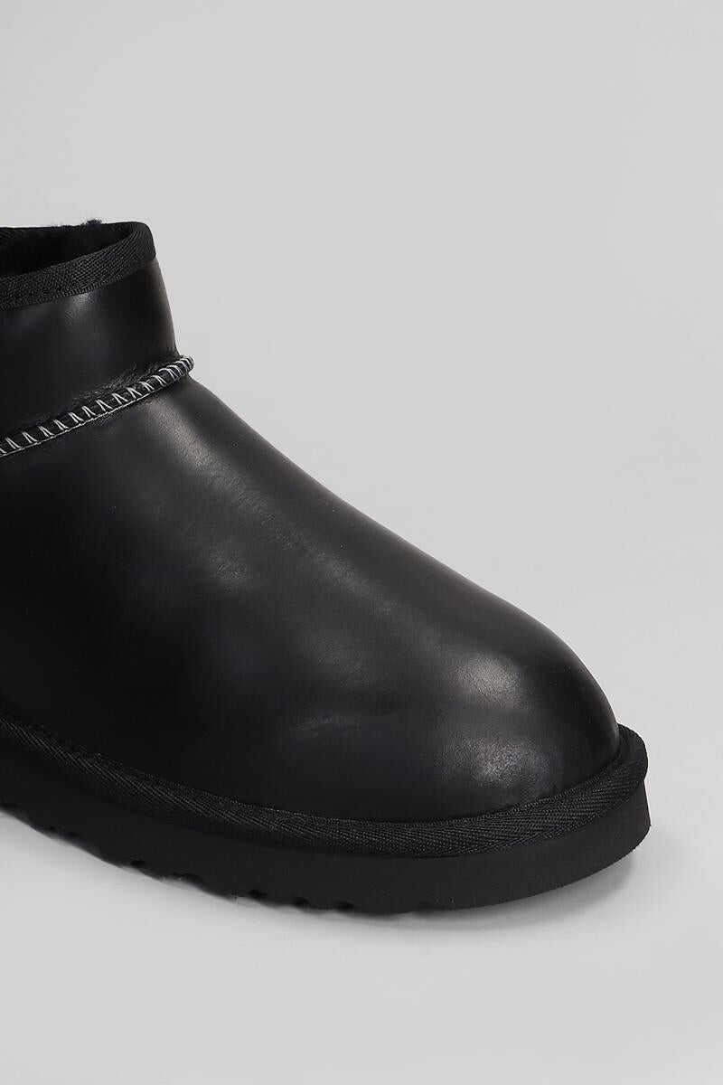 Bocanci UGG UGG Classic Ultra Mini R Low Heels Ankle Boots Black Barbati (BM 16830164) 5