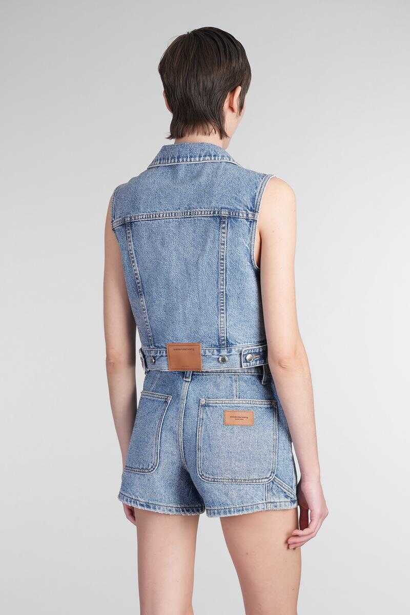 Geci Alexander Wang Alexander Wang Vest BLUE Femei (BM 16830395) 3