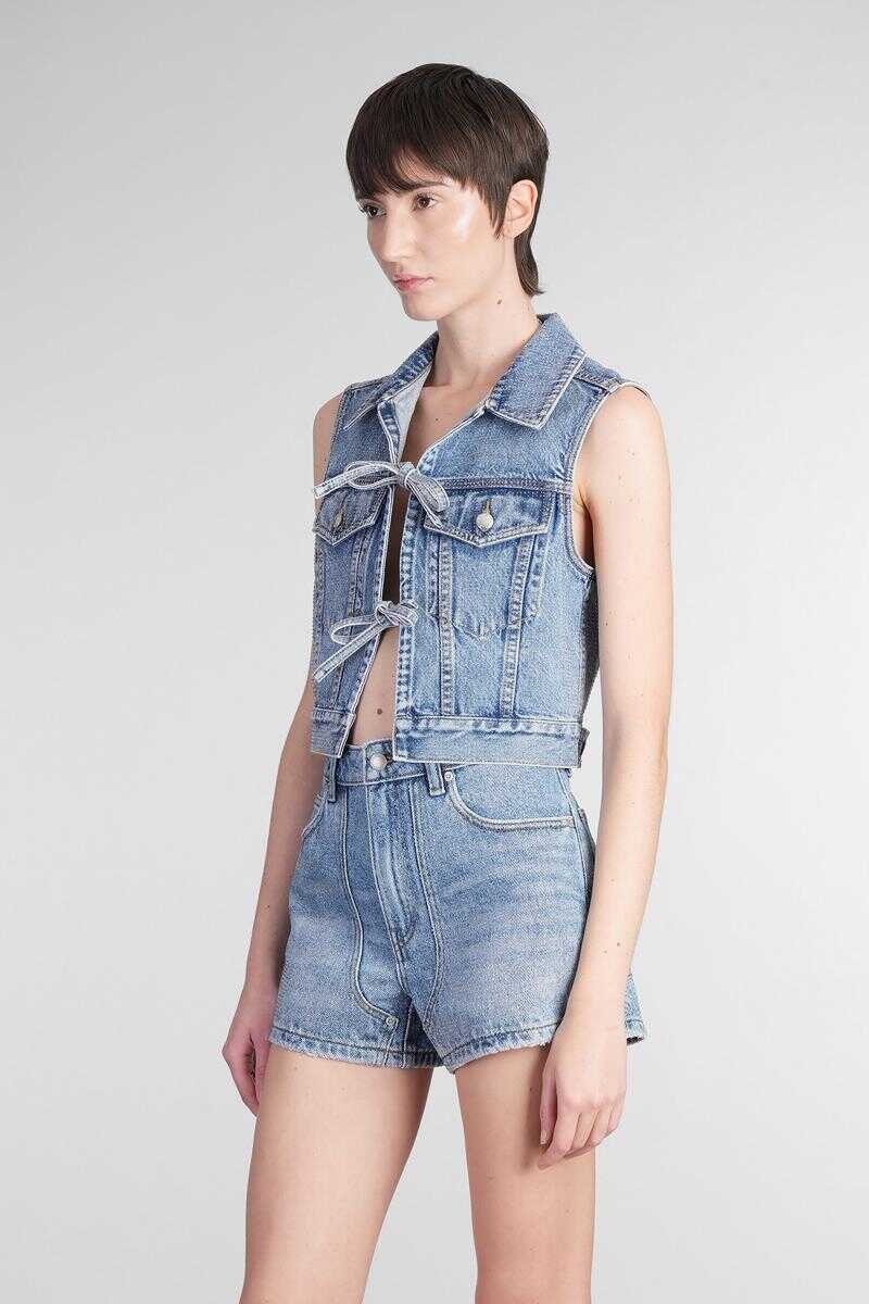 Geci Alexander Wang Alexander Wang Vest BLUE Femei (BM 16830395) 4