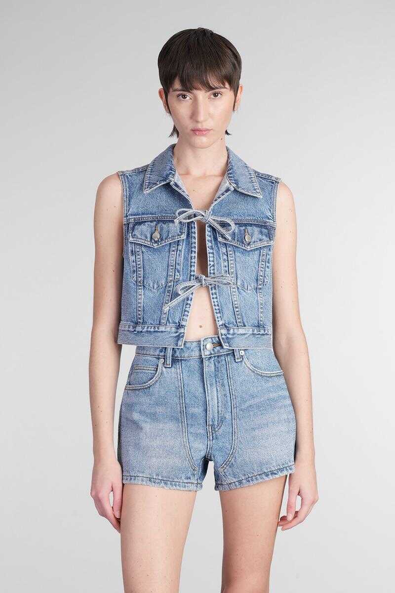 Geci Alexander Wang Alexander Wang Vest BLUE Femei (BM 16830395) 1