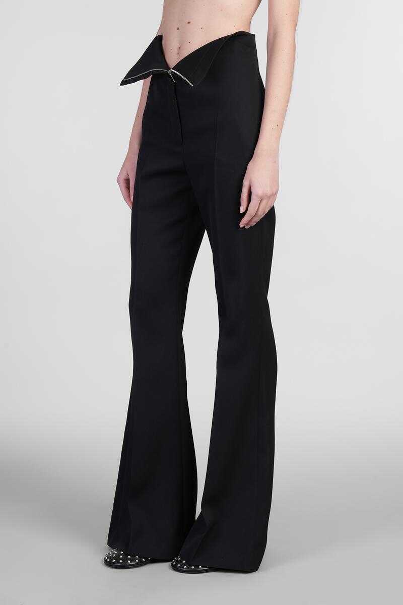 Pantaloni casual Alexander McQueen Alexander McQueen Pants Black Femei (BM 16830620) 4