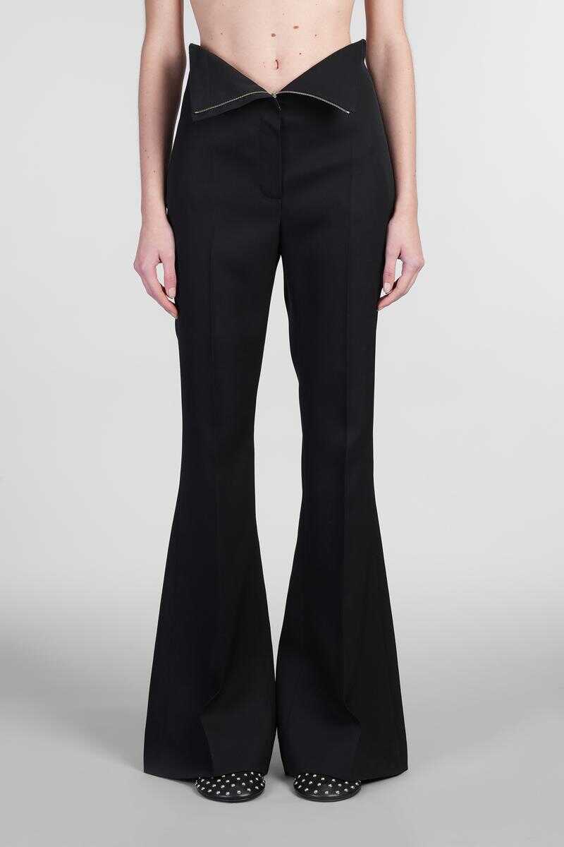 Pantaloni casual Alexander McQueen Alexander McQueen Pants Black Femei (BM 16830620) 1