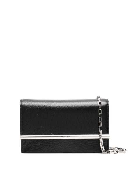 Genti de umar Alexander McQueen Alexander McQueen Cross Bar Mini Shoulder Bag Black Femei (BM 16830731) 1