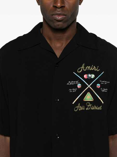 Camasi AMIRI Amiri Shirt Black Barbati (BM 16830782) 5