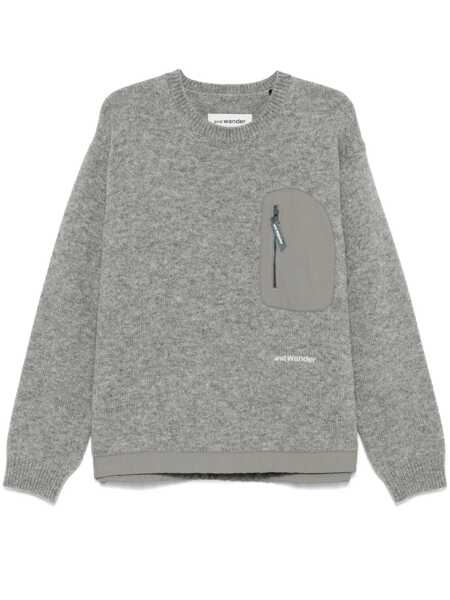 Pulovere AND WANDER And Wander  Sweaters GREY Barbati (BM 16831520) 1