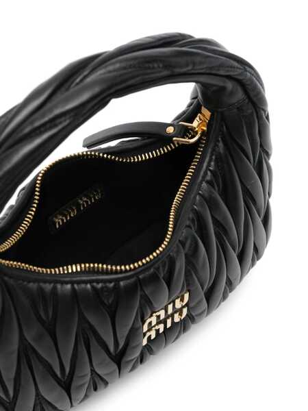 Genti de mana Miu Miu Miu Miu Borse Matelasse Black Femei (BM 16831589) 5