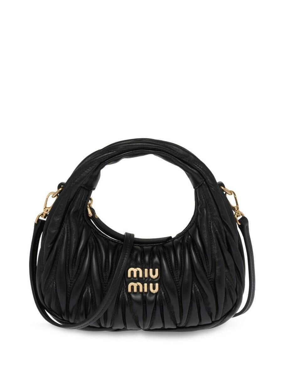 Genti de mana Miu Miu Miu Miu Borse Matelasse Black Femei (BM 16831595) 1