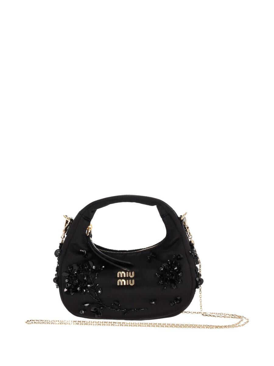 Genti de mana Miu Miu Miu Miu Wander Matelass Mini Bag Black Femei (BM 16831598) 1