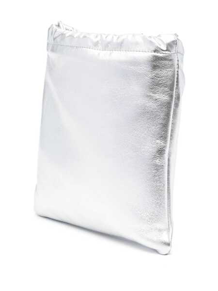 Genti de mana Miu Miu Miu Miu Nappa Leather Pouch Silver Femei (BM 16831667) 3