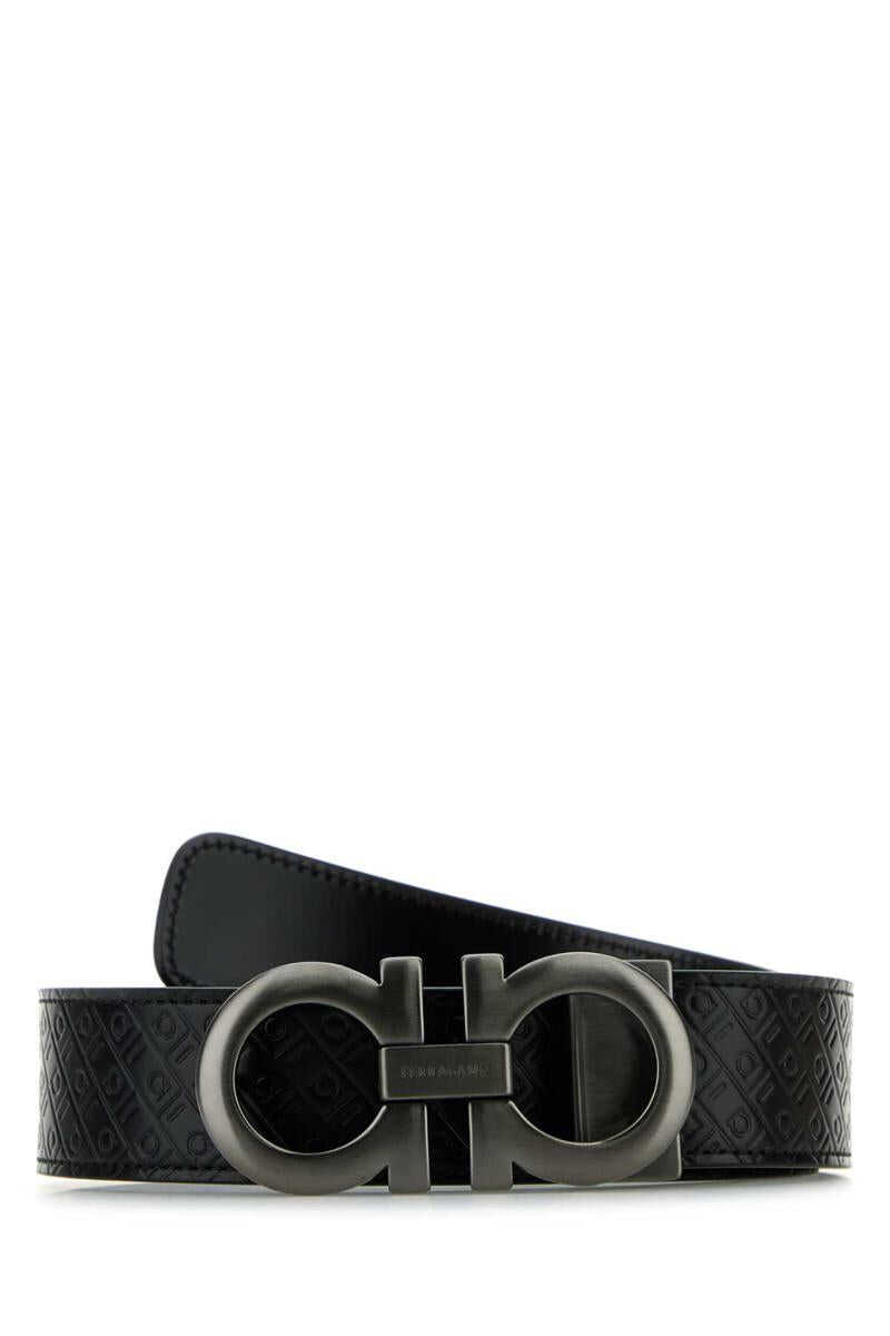 Curele Salvatore Ferragamo Salvatore Ferragamo Belt Black Barbati (BM 16832135) 1
