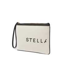 Genti mini Stella McCartney Dama - Genti mini Stella McCartney Stella McCartney Logo Clutch Bag Beige Femei (BM 16833452) - B-mall.ro