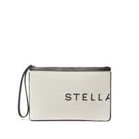 Genti mini Stella McCartney Logo Clutch Bag Femei