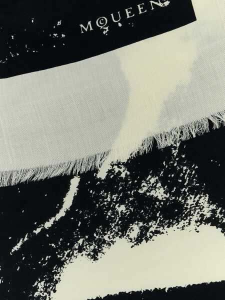 Esarfe Alexander McQueen Alexander McQueen Scarves And Foulards WHITE Femei (BM 16834595) 2