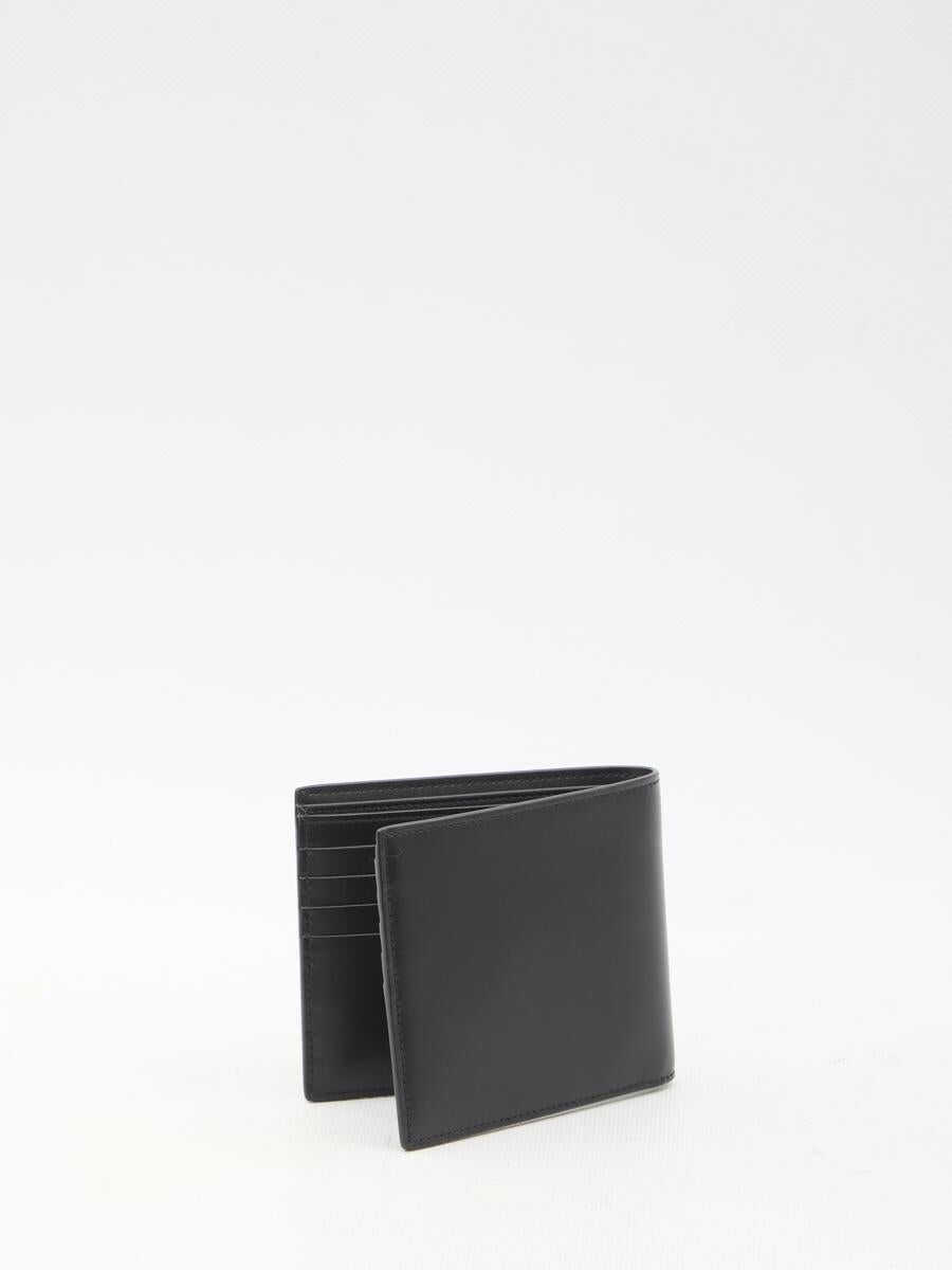 Portofele Saint Laurent Tiny Cassandre East/West Wallet Black Barbati (BM 16835054) 2