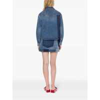 Camasi Philosophy Dama - Camasi Philosophy Blue Shirt With Classic Collar And Logo Detail On The Pocket In Denim Woman BLUE Femei (BM 16835279) - B-mall.ro