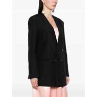 Imbracaminte Philosophy Dama - Sacouri Philosophy Black Double-Breasted Jacket With Chest Pocket In Fabric Woman Black Femei (BM 16835444) - B-mall.ro