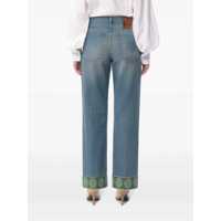Blugi Valentino Garavani Dama - Blugi Valentino Garavani Valentino Garavani Valentino Garavani Jacquard Jeans BLUE Femei (BM 16836542) - B-mall.ro